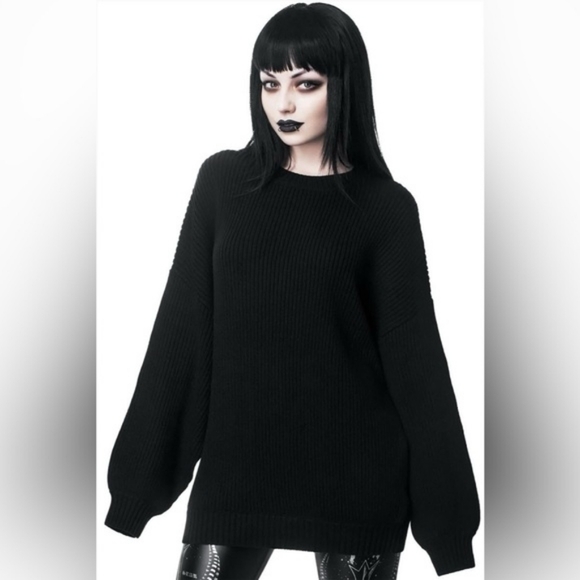 Killstar Sweaters - Killstar Belinda Knit Sweater